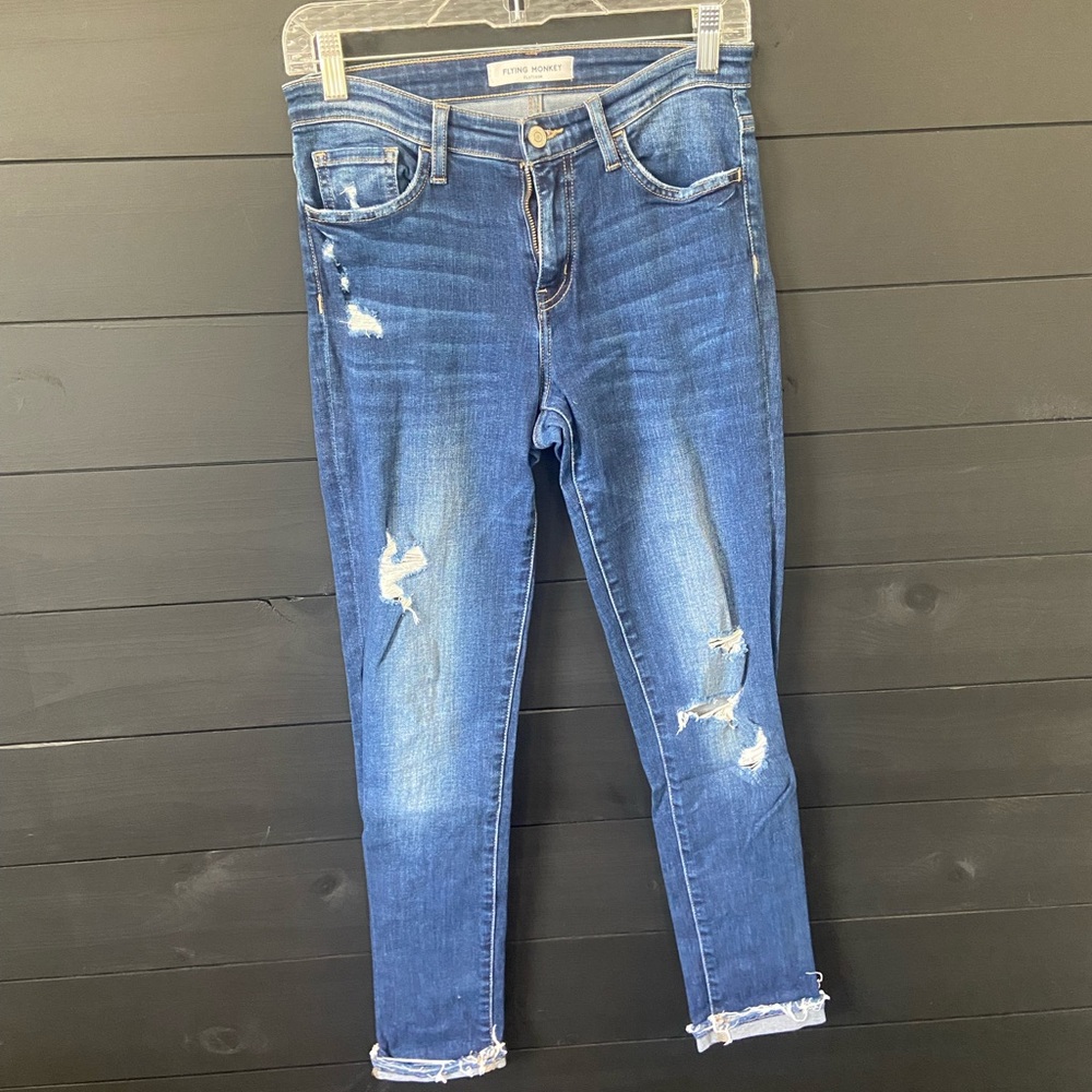 Womens flying monkey skinny jeans